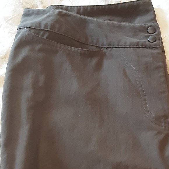 MEC Women's Outdoor Tech Pants Taupe Grey Size 12 - Picture 12 of 14